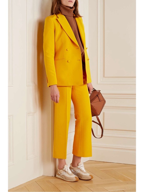 Lafayette 148 New York Jackets & Blazers - Lafayette 148 New York Double-breasted wool and silk-blend blazer